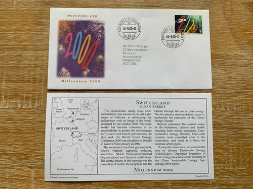 Svizzera helvetia 2000 fdc - svizzera,