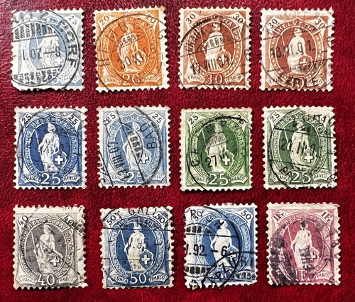 Svizzera 1882 selezione - 1882+,